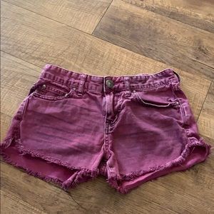 Purple Free People shorts